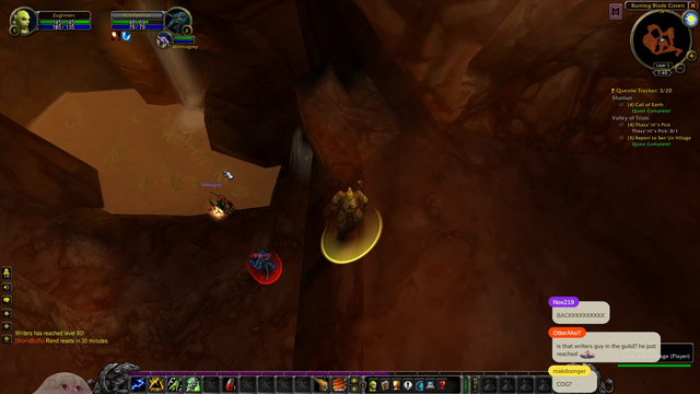 Sunglitters congratules a fellow player on their ding!