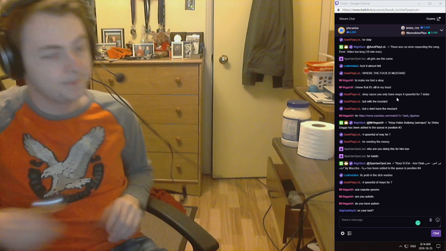 Mom walks in