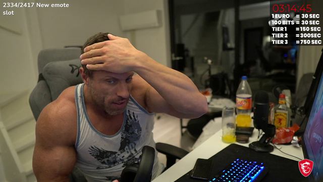 Knut realize he is balding