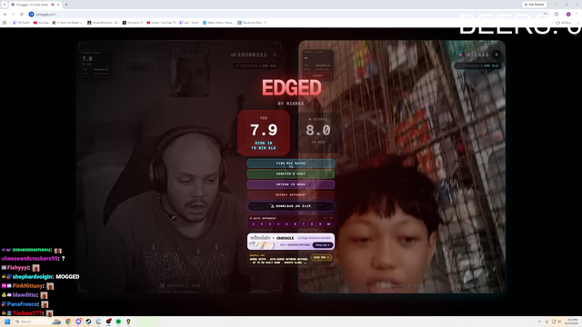 Erobb221 gets mogged and called the same name by 2 kids back to back.