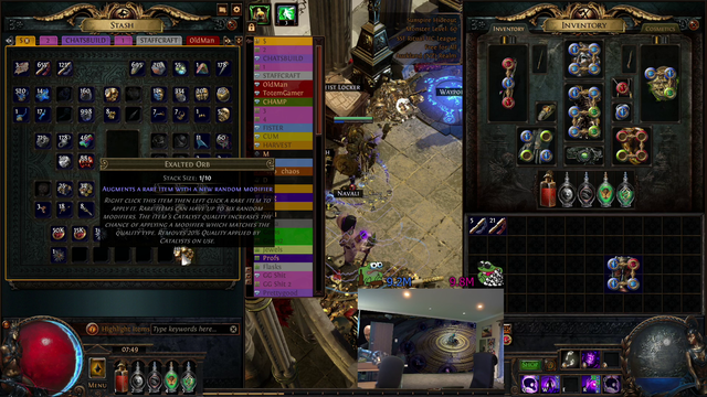 Chat hides Quin's currency while he's afk