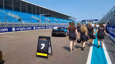 Jake gets on the F1 track in Miami