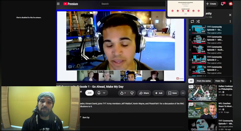 Former TYT employee Kimani Okearah accuses Dan Clancy and Hasan Piker of fraud before attempting to confront him in Sacramento