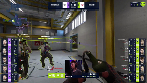 CSGO pro aces in 5 seconds with deagle