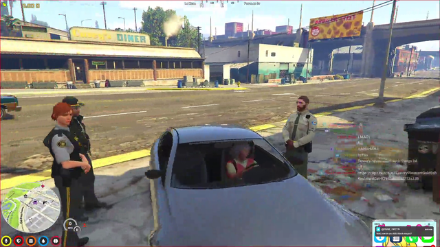 Hazel Nutte gets pulled over (MiltonTPike1)