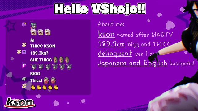 Kson kicks chat