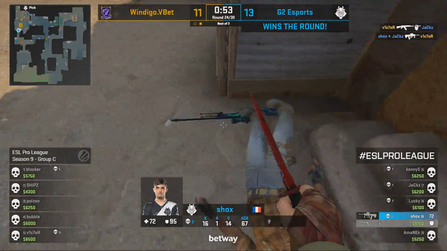 CSGO pros have a fistfight mid-match
