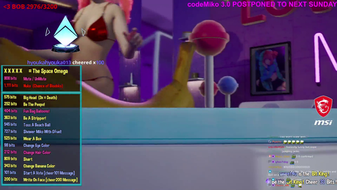 CodeMiko's chest physics runs into unexpected tech issues