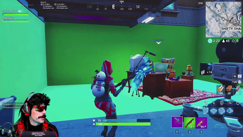 Doc discovers the Fortnite Green Room