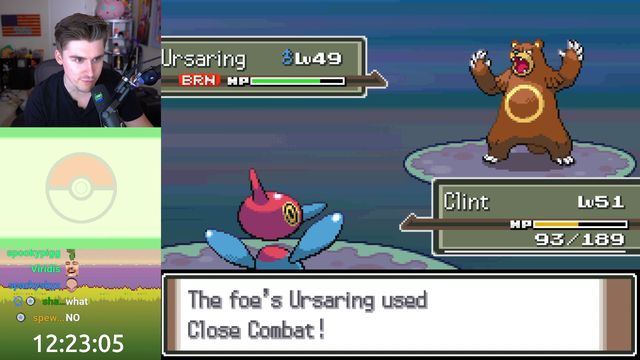 Ludwig thinking 32 steps ahead in Pokemon