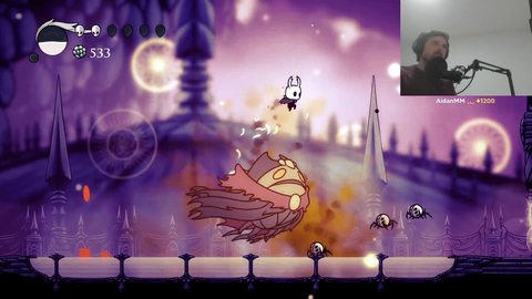 Forsen beats the 6th hardest Hollow Knight boss on first try!