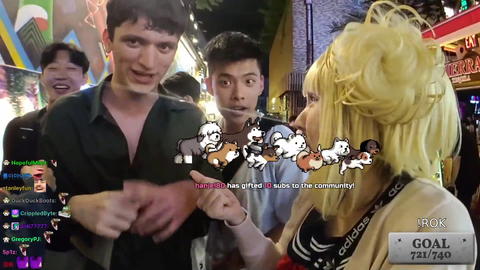 Hachu gets recognized by a 39daph fan
