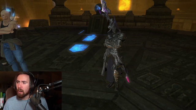 Transmog participant does a magic trick