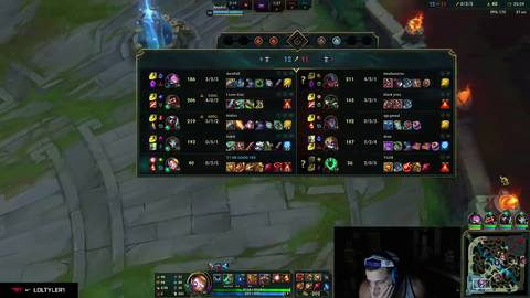 Tyler1 finally ending the Civil war in chat.