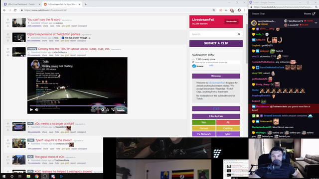 XQC briefly jumps in Trainwrecks call