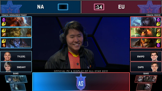 Enemy team banns everyone T1 plays.