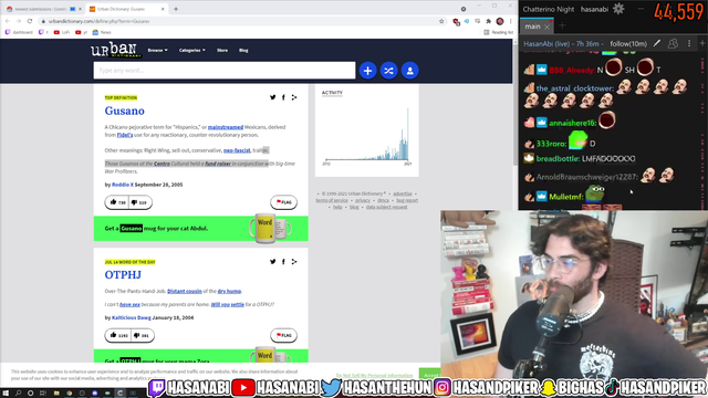 Hasan throws shots at Destiny