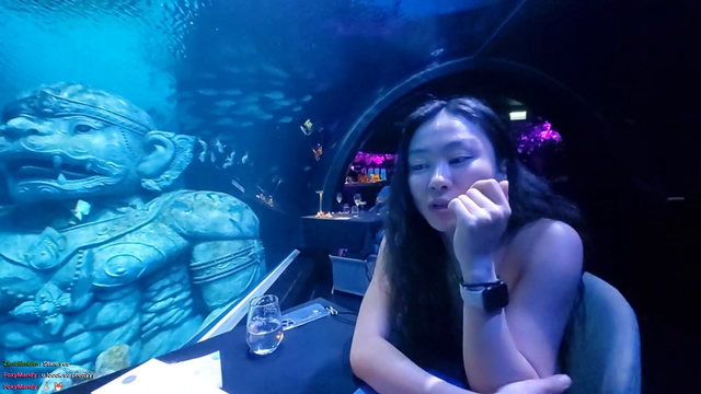 Korean streamer gets scared by mantaray