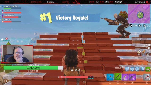 If we win this Fortnite game you have to dance IRL