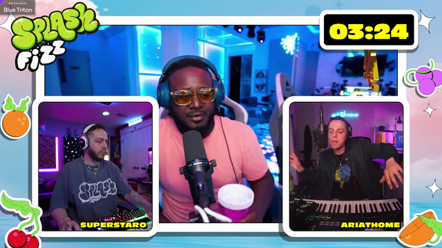 T-Pain checking in on the competitors
