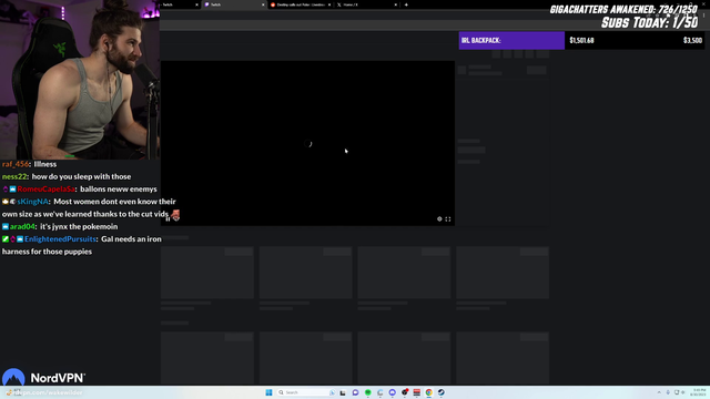 Wake checks out Fanfan's stream