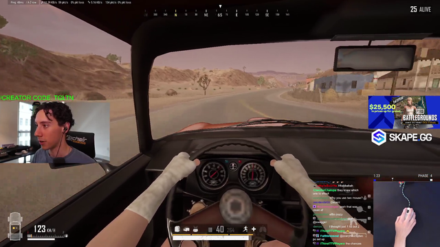 Meanwhile on twitch PUBG section