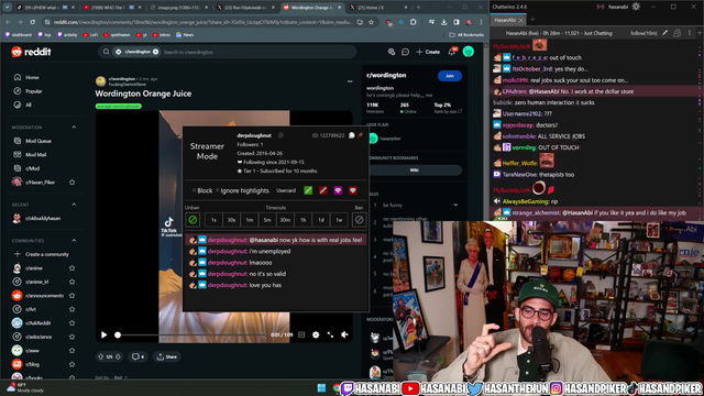 Context on the earlier clip chimp