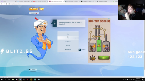 LS guesses himself on akinator