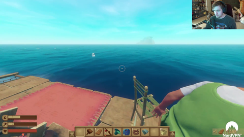Soda and Vei vs. a shark