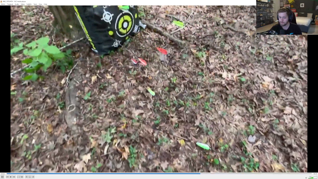 Soda shows the results of his first time shooting the bow on his RV trip