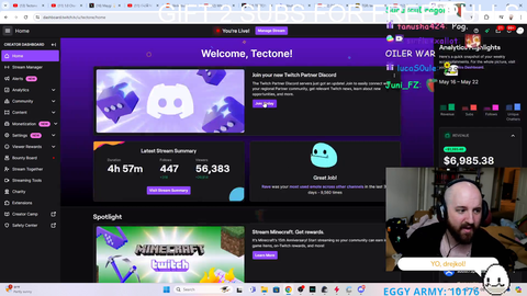 Tectone leaks Twitch Revenue