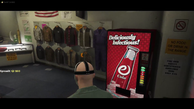 Mason Foorhees meets cop in gun strore