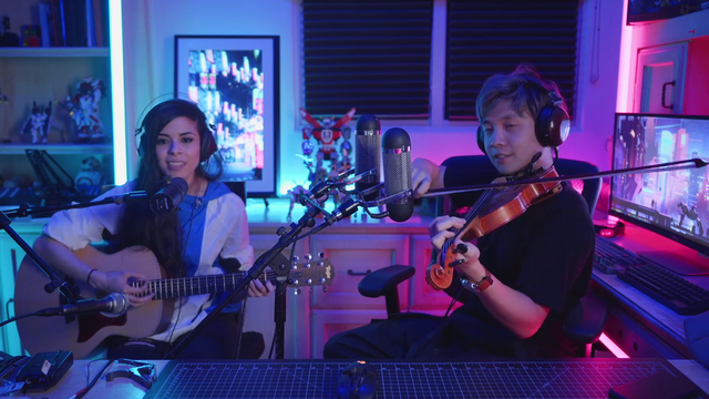 SleightlyMusical & Lunity Perform "Goodnight Moon"