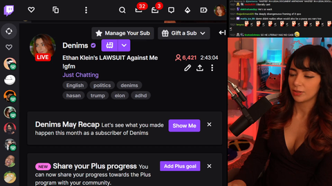 Denims says she created a highlight with the entire Content Nuke that stays up forever, shows it's still up and how to find it, says to go look at it