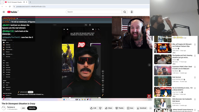 Forsen calls out tectone