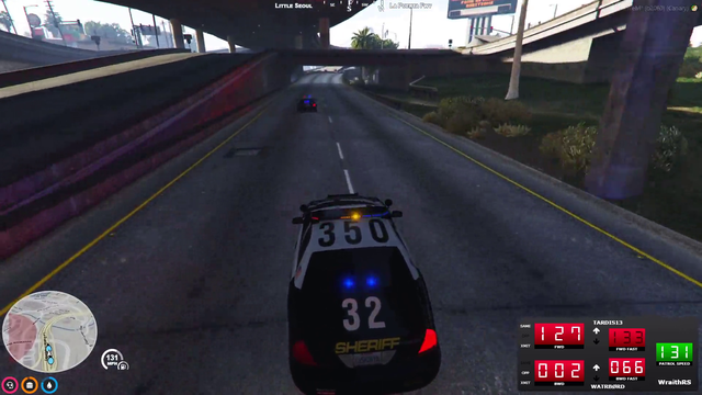 Lenny with an unbelievable takedown during car chase