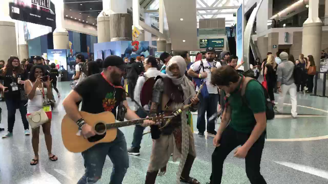 Impromptu post E3 jam session feature Lord Kirk, a cosplayer, and a random guy