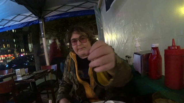 andy refuses to eat the food