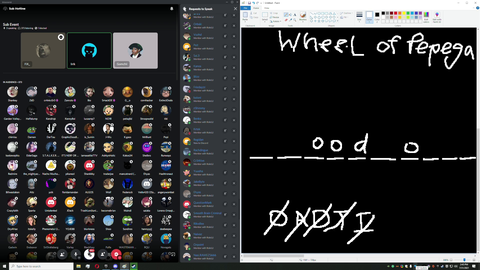 The first winner of Lirik's "Wheel of Pepega" game show
