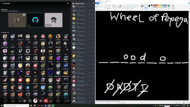 The first winner of Lirik's "Wheel of Pepega" game show