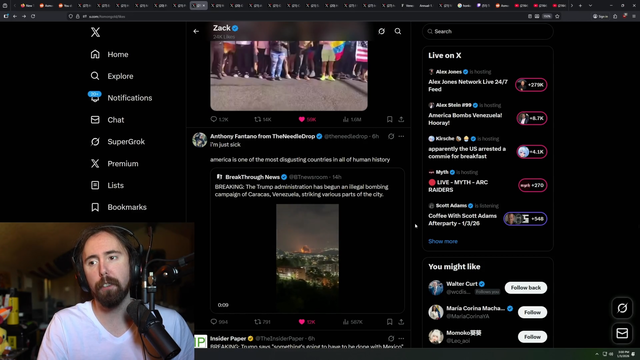 Asmon responds to Anthony Fantano (The Needle Drop) tweet: “If you hate America, leave then”