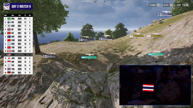 Couple in the crowd at PUBG Tournament get caught on camera