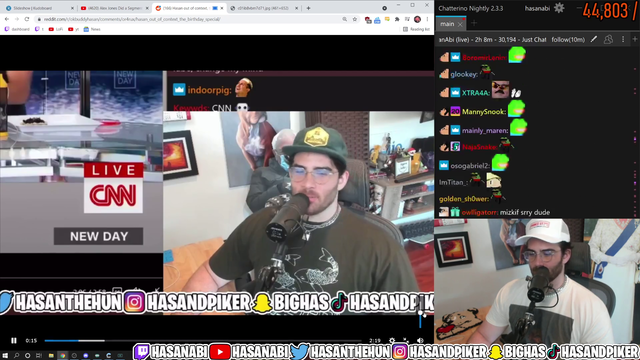 Hasan stands by everything he said.