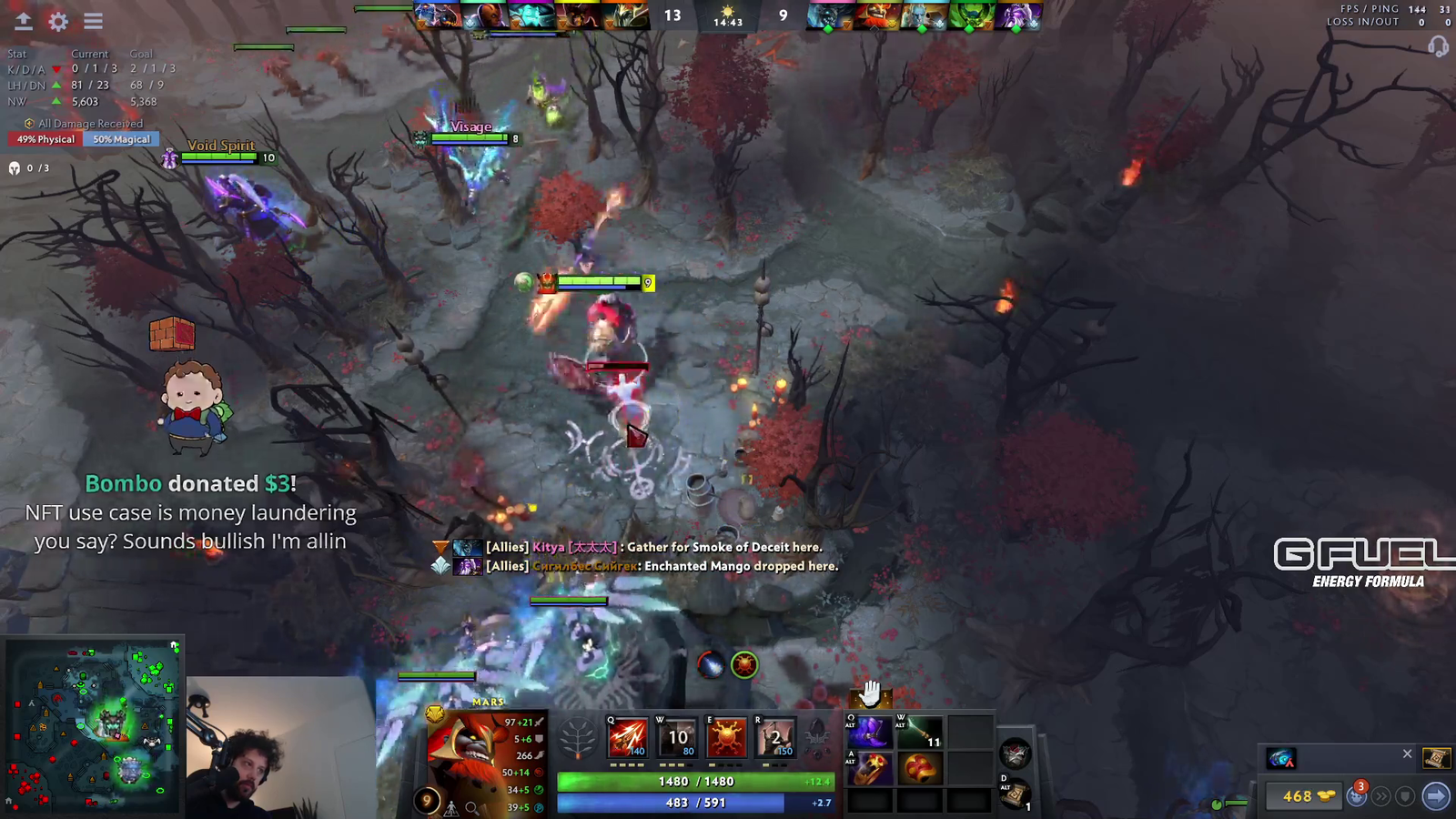 Dota2 streamer upset about dota 2 orgs marketing and selling overpriced/scam "dota2" NFT's