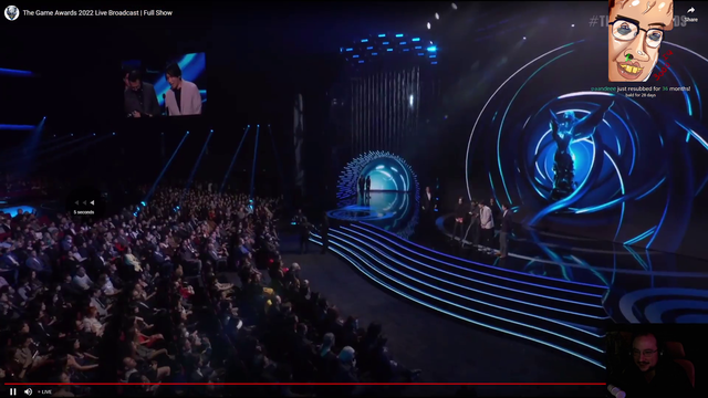 Moon discovers the imposter at the game awards