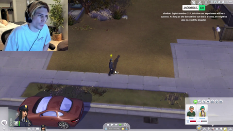 XQC's Sims character sophia dies an hour after being created