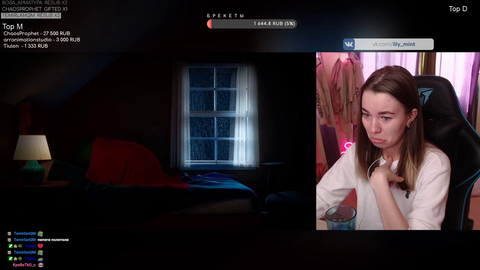 Russian girl reacts very emotionally to Peepo Animation