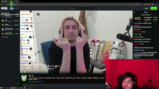 Poke responds to drama with XQC. Poke says he went to court for XQC.