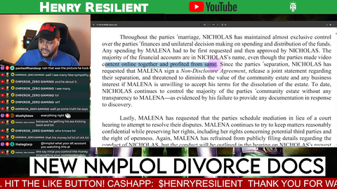 Malena claims Nmplol threatened her with financial abuse to sign an NDA