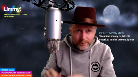54 year old Limmy continually dabs to attract younger viewers.